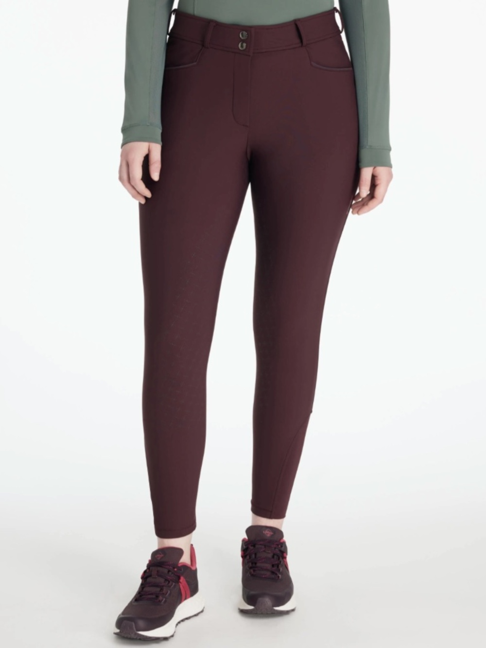 LeMieux Isabelle Full Seat Breeches - Damson